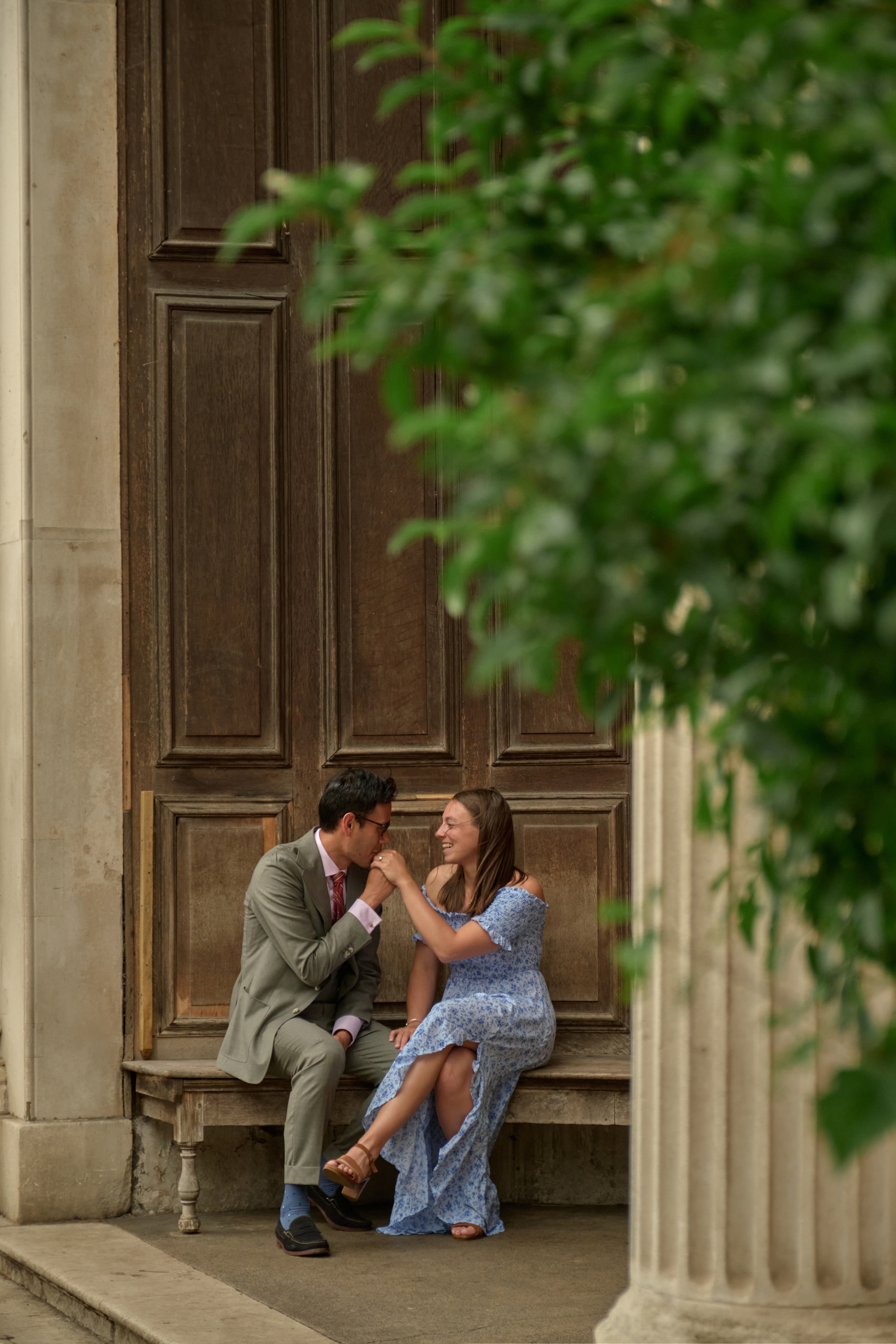 Lucy and Victor in an elegant portrait
